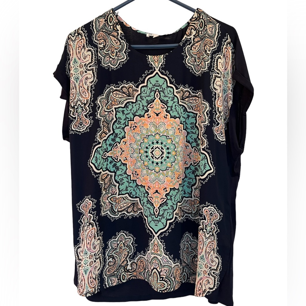Blue Top NWT L